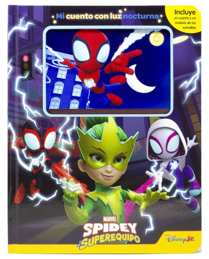 Spidey y su superequipo. Mi cuento con luz nocturna