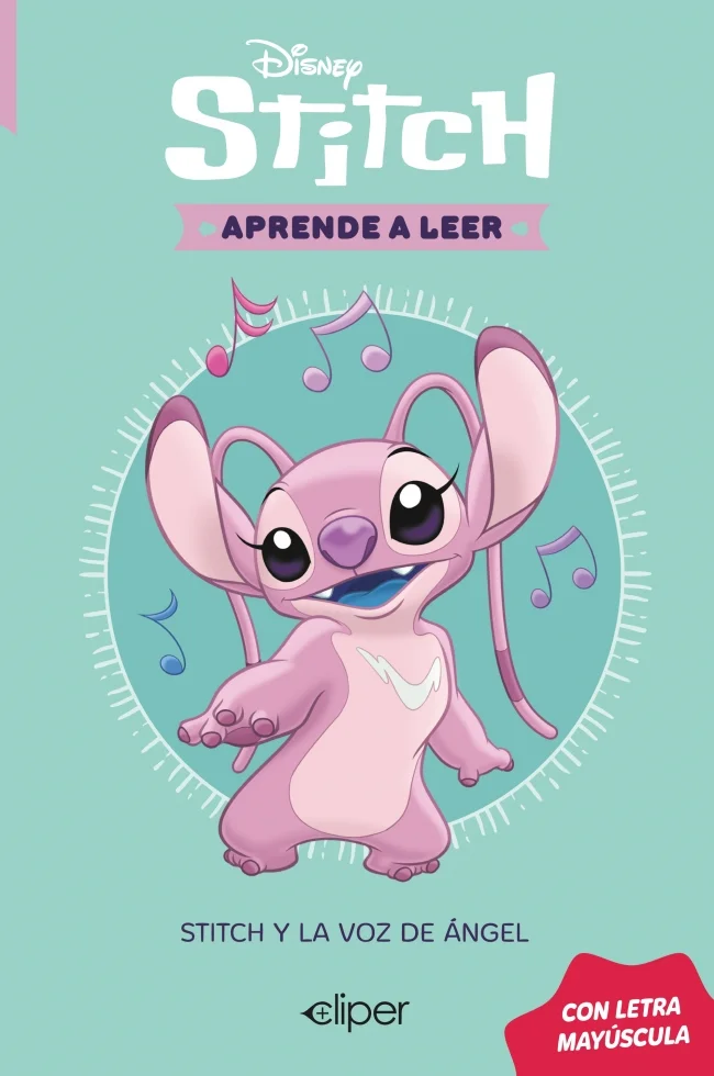 Disney. Aprende a leer con letra Mayúscula 4 - Stitch y la voz de Angel