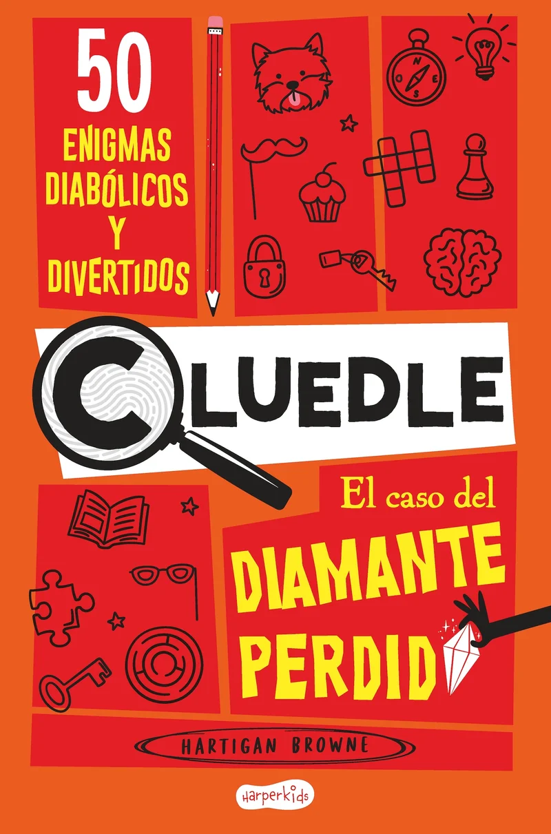 Cluedle: El caso del diamante perdido: 50 enigmas diabólicos y divertidos (Libro 1)