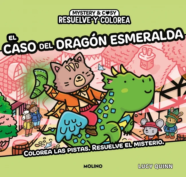 Resuelve y colorea - Resuelve y colorea. El caso del dragón esmeralda