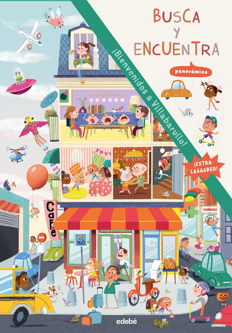 ¡bienvenidos a Villabarullo! Busca y encuentra. Panorámico.