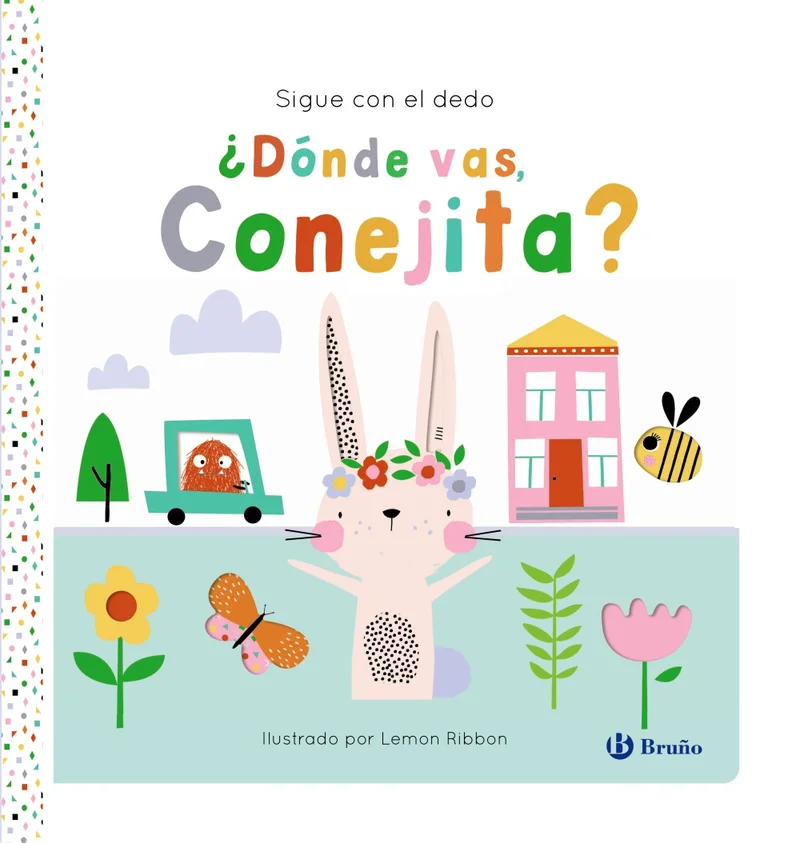 Sigue con el dedo. ¿Dónde vas, Conejita?